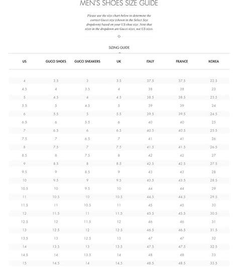 gucci rhyton sizing|gucci size chart.